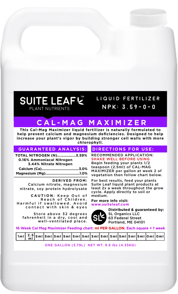 Cal Mag Maximizer NPK 3.59-0-0 – Suite Leaf Plant Nutrients
