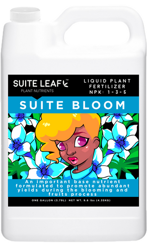 blooming plant fertilizer Suite Bloom Hydroponic Fertilizer NPK 1-3-5 – Suite Leaf Plant Nutrients