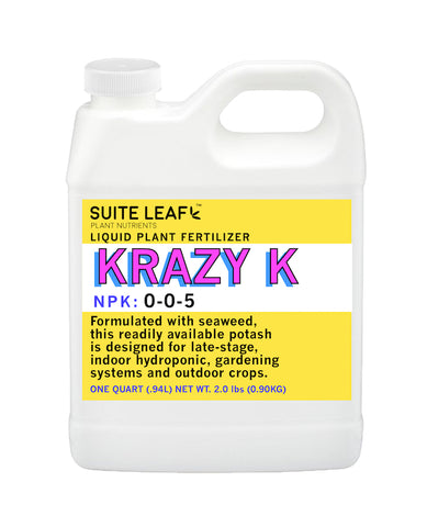KRAZY K 0-0-5 Hydroponic Liquid Plant Fertilizer
