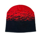 Suite Leaf Red & Black Beanie (Unisex)